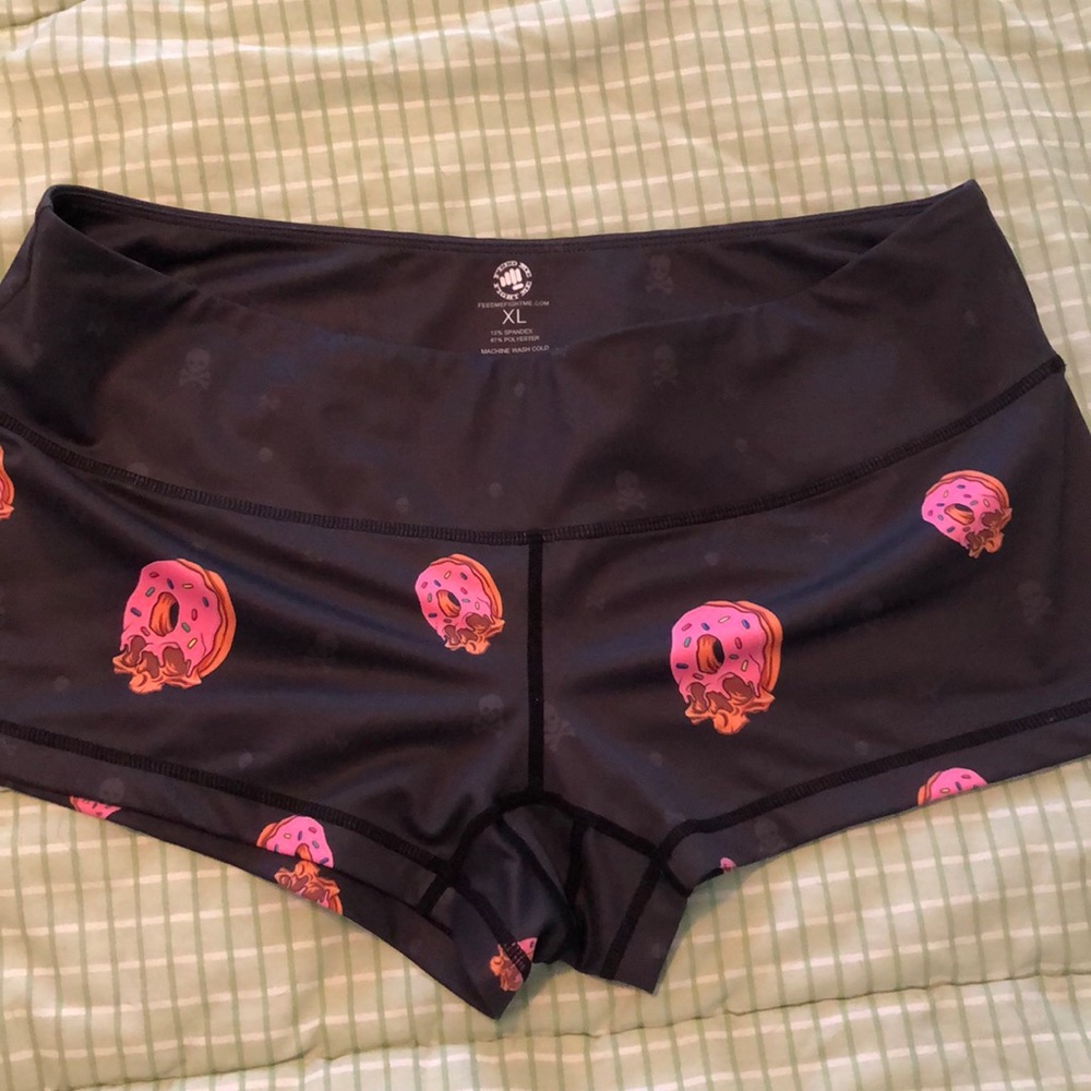 Feed me fight me shorts